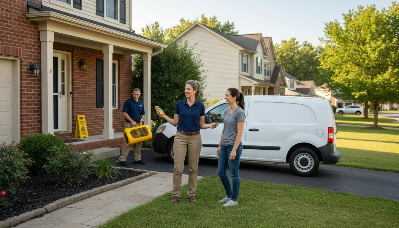 Residential water damage restoration in Carey, ID